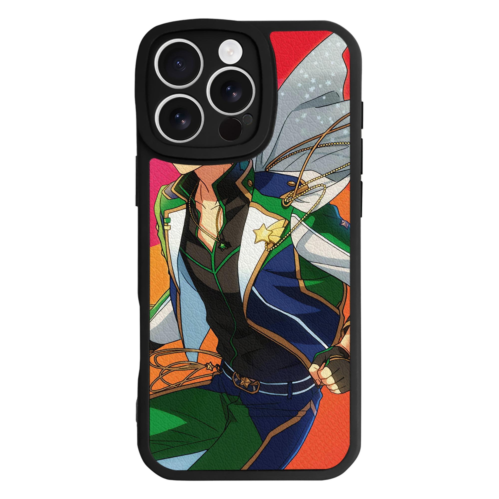 （画像用） あんさんぶるスターズ! Ensemble Stars 【iPhone 16シリーズ対応】シリコンスマホケース（レザー調） 材質：シリコン